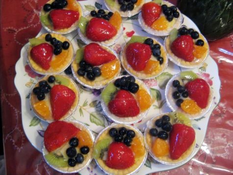 Fruit Tarts with Custard