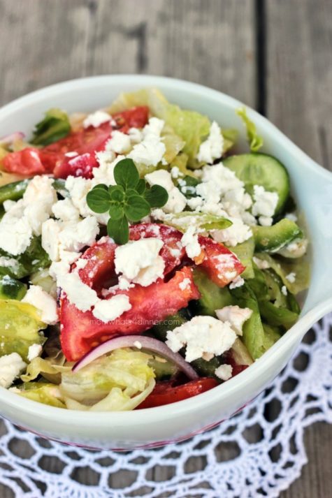 Salad with Feta Cheese