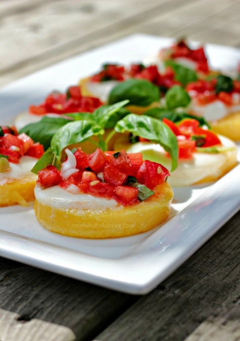 Polenta with Tomatoes and Bocconcini