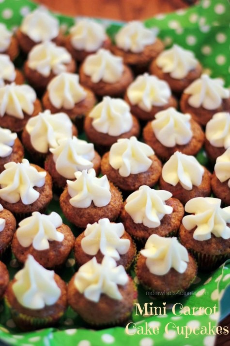 Mini Carrot Cake Cupcakes