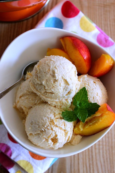 Peach -Ice Cream