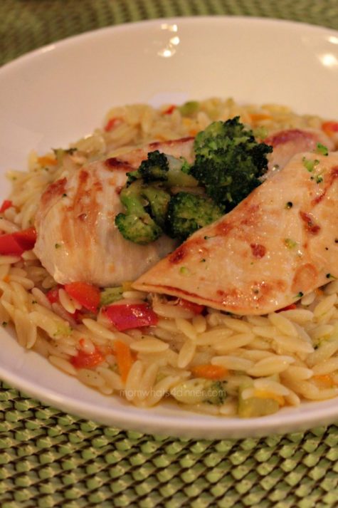 Orzo with Chicken and Broccoli