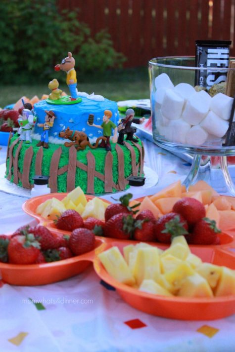 Fruits and Cake