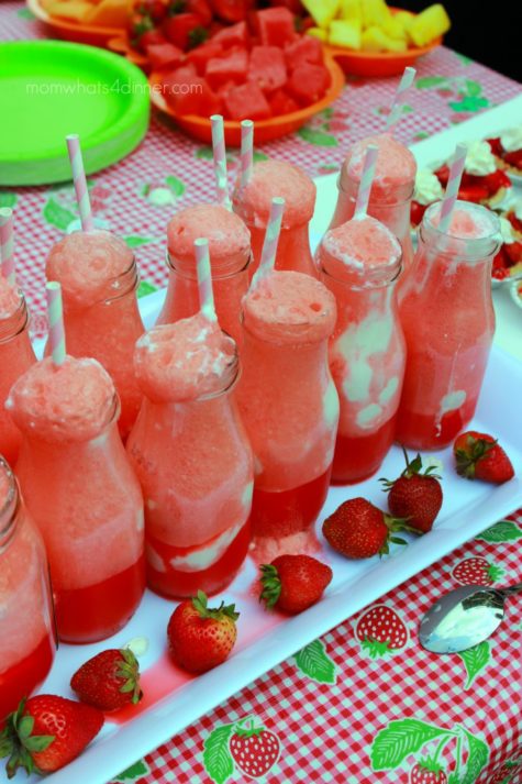 Strawberry Floats