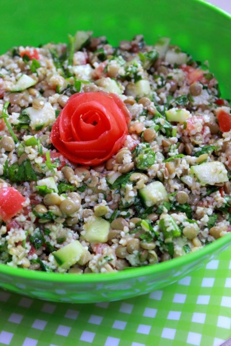 Bulgur and Lentil Salad