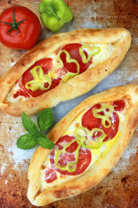 Cheese and Tomato Pide